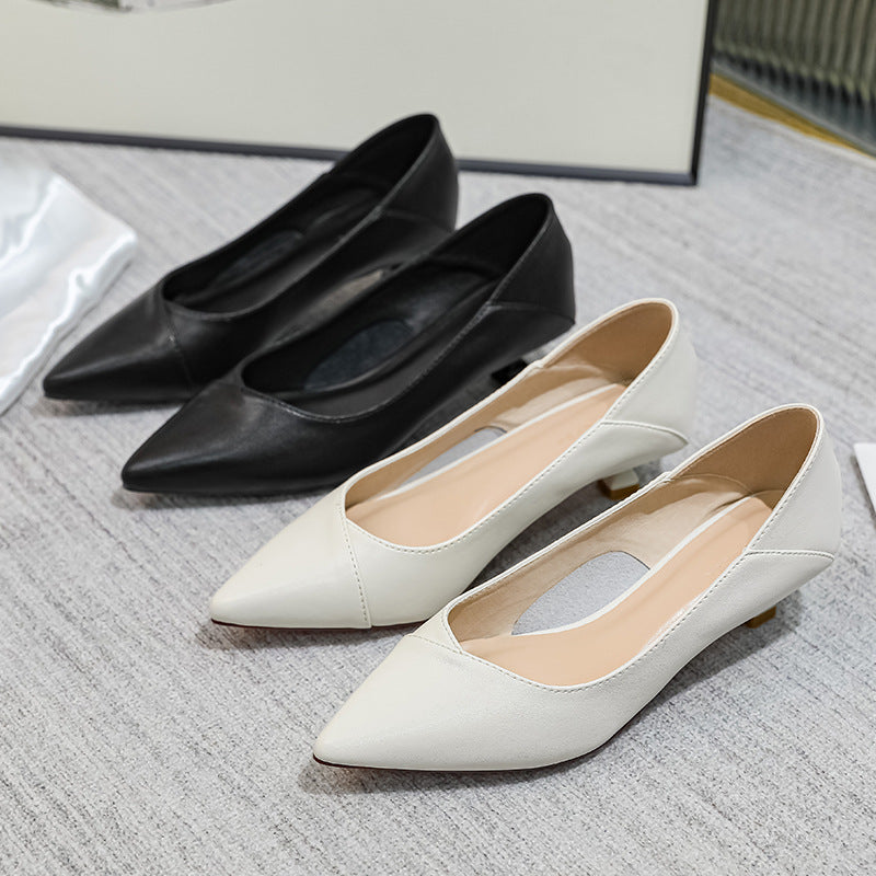 Sarah Express Professional Black Pointed Toe Stiletto Pumps