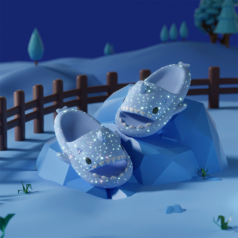 Sarah Express Shark Slippers Glow House Slippers