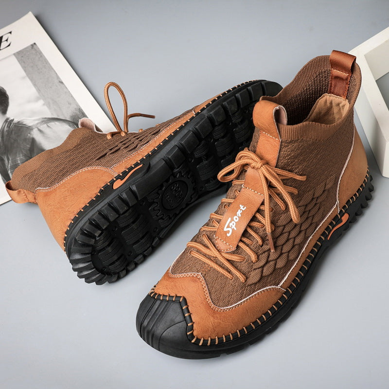 Sarah Express Men's Casual Tooling Hiking Shoes