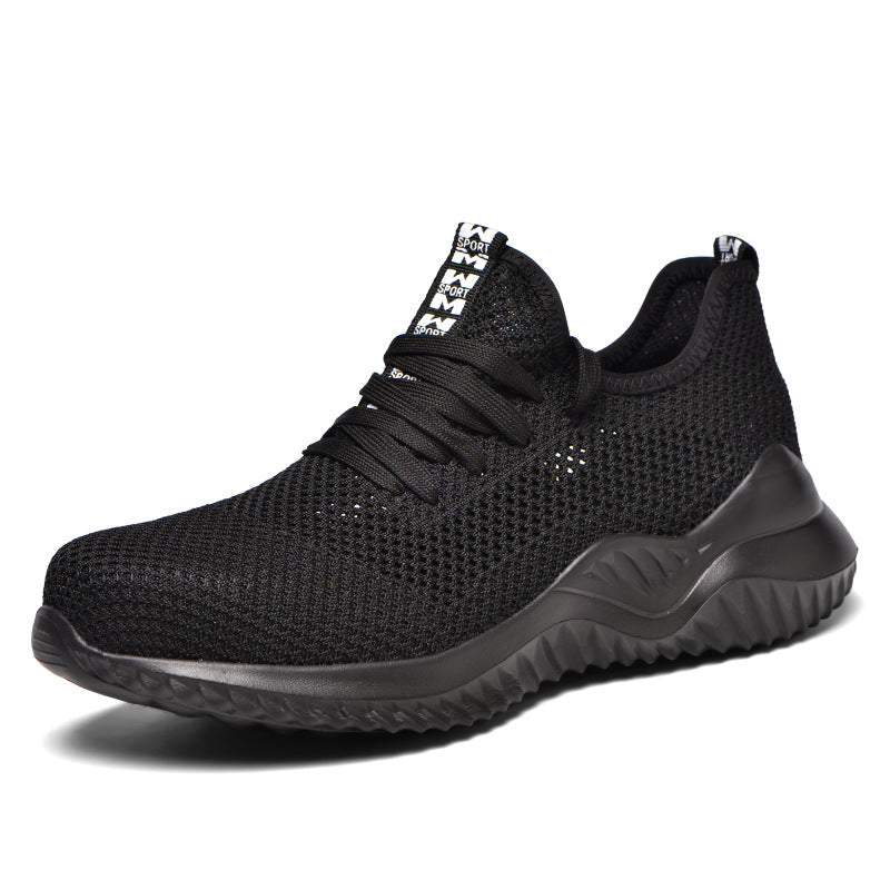 Sarah Express Breathable Lightweight Work Sneakers Black