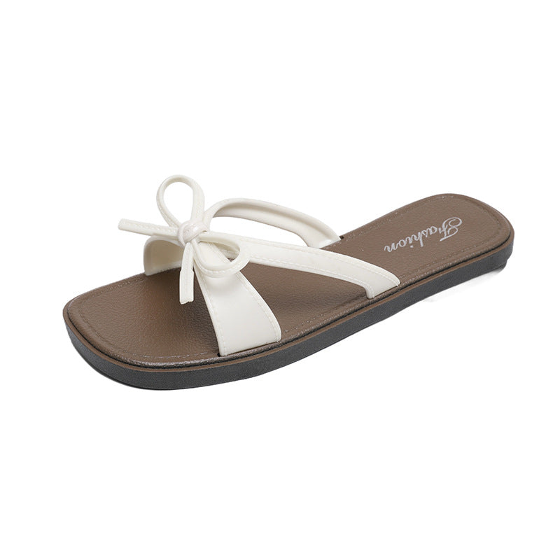 Sarah Express Women's Bow-Tie Beach Slides
