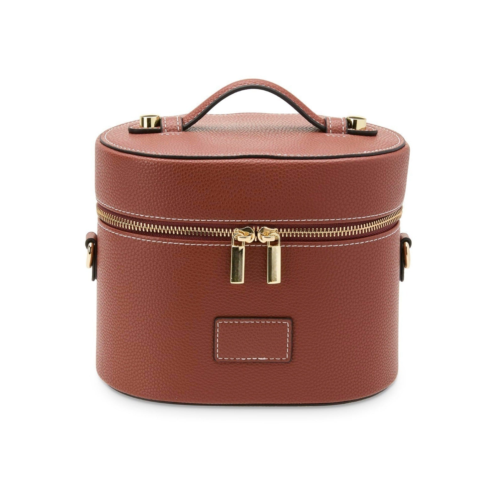 Sarah Express Structured PU Leather Cosmetic Organizer Bag