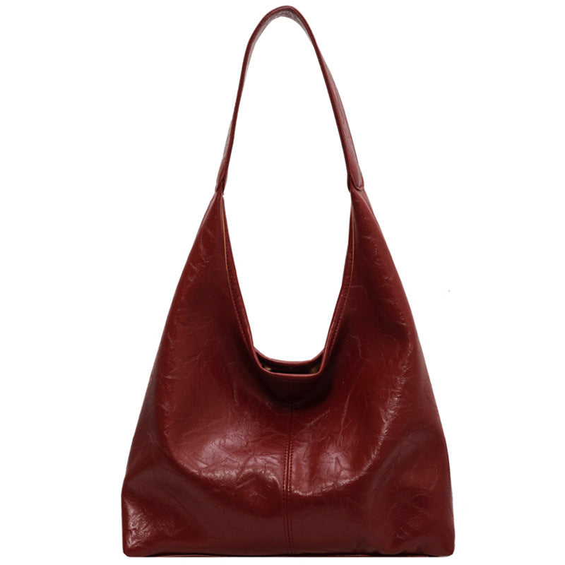 Sarah Express Soft Leather Large Capacity Shoulder Bag