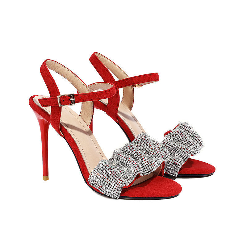 Sarah Express Cutout Platform Sandals Open Toe Heels
