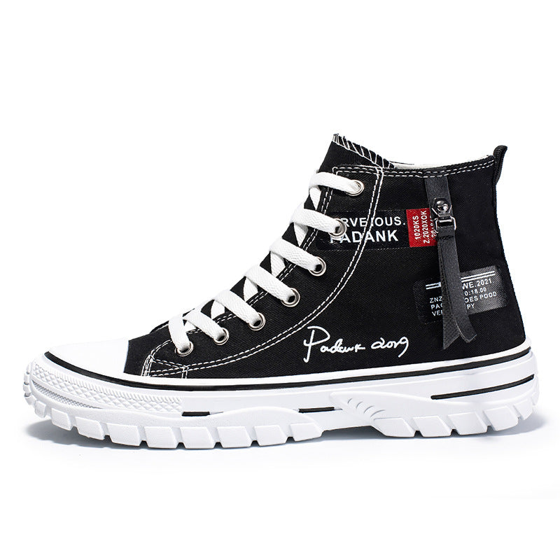 Sarah Express Graphic High-Top Canvas Sneakers