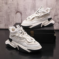 Sarah Express Chunky Lace-Up Platform Sneakers White