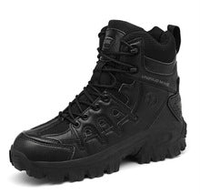 Sarah Express Men's Camouflage Tactical Military Combat Boots Black
