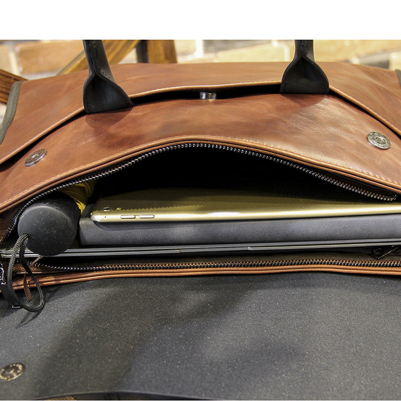 Sarah Express Unisex Business Briefcase Crossbody Handbag