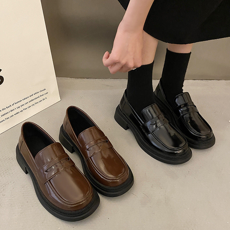 Sarah Express Vintage Preppy Platform Loafers