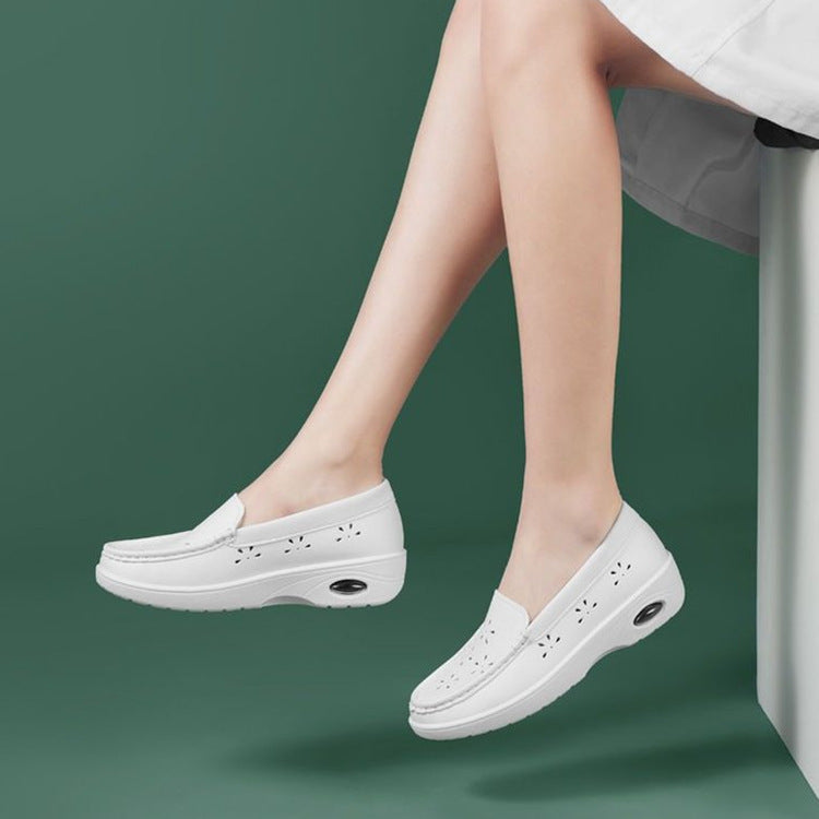 Sarah Express Women's Breathable Cutout Platform Sneakers