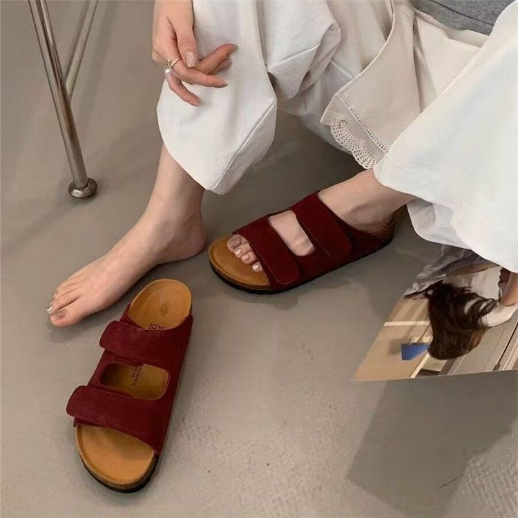 Sarah Express Women's Slide-On Soft-Soled Outdoor Sandals