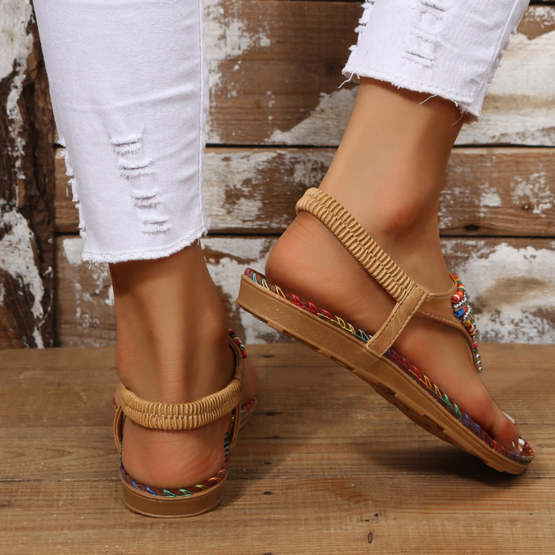 Sarah Express Bohemia Clip Toe Rome Beach Sandals
