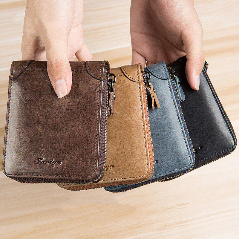 Sarah Express Compact Zippered Bi-Fold Wallet