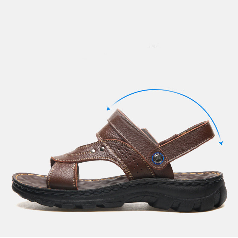 Sarah Express Men's Adjustable Strap Casual Beach Sandals