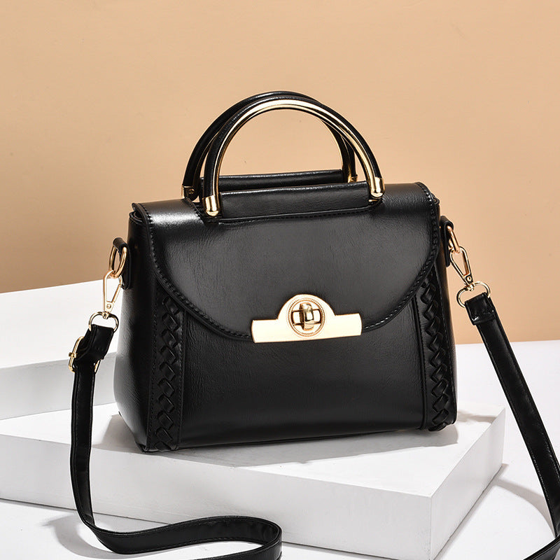 Sarah Express Woven Detail Structured Crossbody Travel Bag