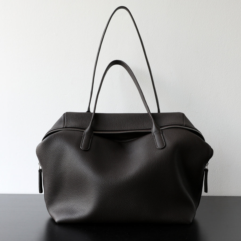 Sarah Express Genuine Leather Vertical Shoulder Handbag