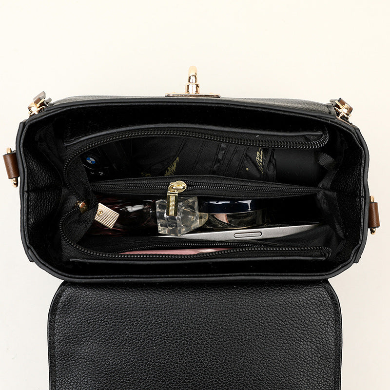 Sarah Express Urban Minimalist Patchwork Tote Shoulder Bag