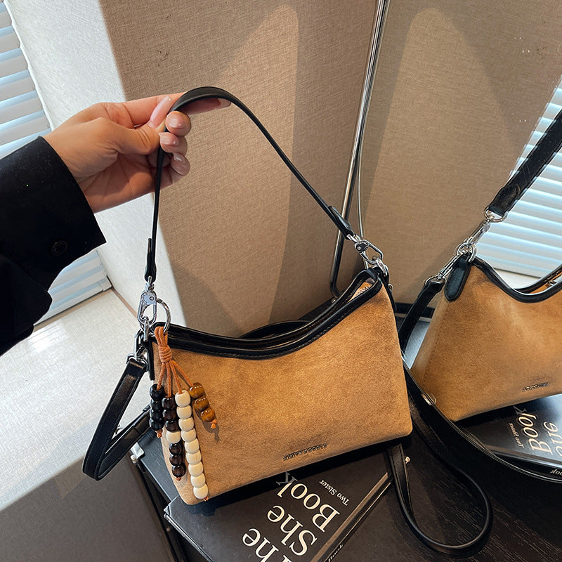 Sarah Express Korean Minimalist Crossbody Shoulder Bag Sand Color