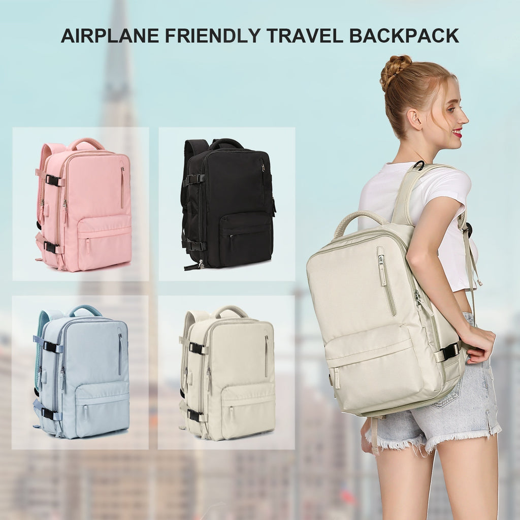 Sarah Express Large Capacity Travel Backpack with Shoe Compartment