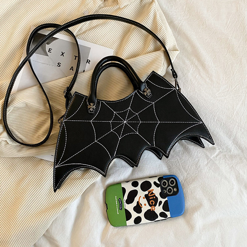 Sarah Express Spider Web Gothic Crossbody Handbag