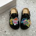 Sarah Express Casual Cartoon Closed-Toe EVA Sandals Black