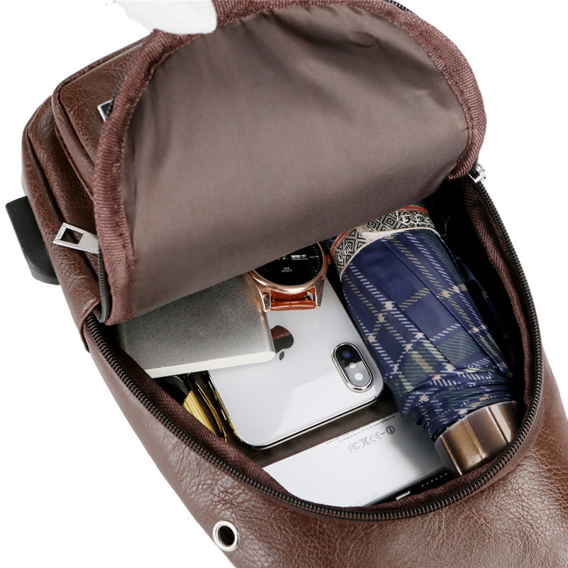 Sarah Express USB Charging Chest Messenger Bag