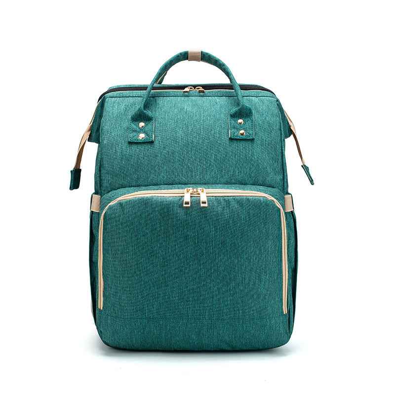 Sarah Express 3-in-1 Convertible Baby Diaper Travel Backpack Green A