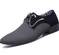 Sarah Express Patterned Men Oxford Dress Shoes White
