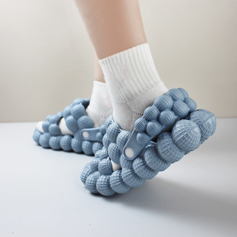 Sarah Express Bubble Textured Thick Sole Sandals