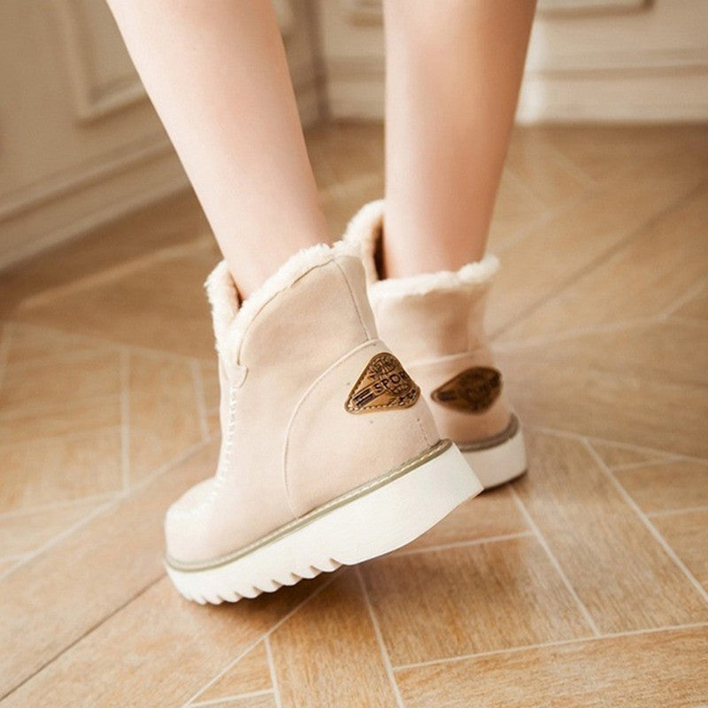 Sarah Express Plush Lined Casual Winter Snow Boots