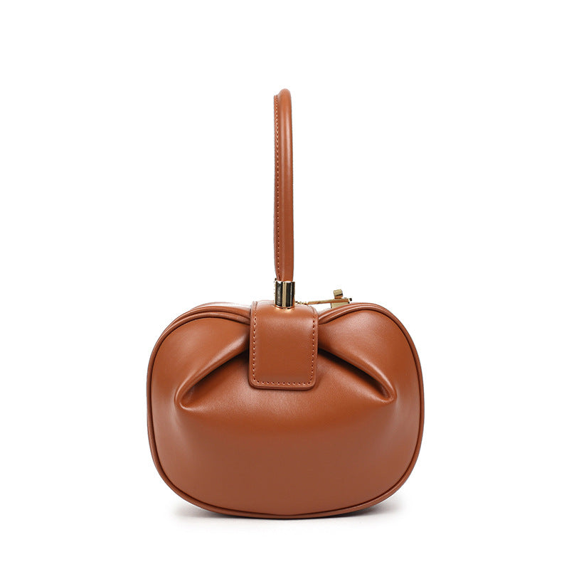 Sarah Express Structured Cowhide Leather Tote Handbag