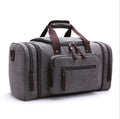 Sarah Express Canvas Travel Duffle Bag Light gray