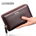 Sarah Express Structured Multi-Compartment Men's Wallet Brown