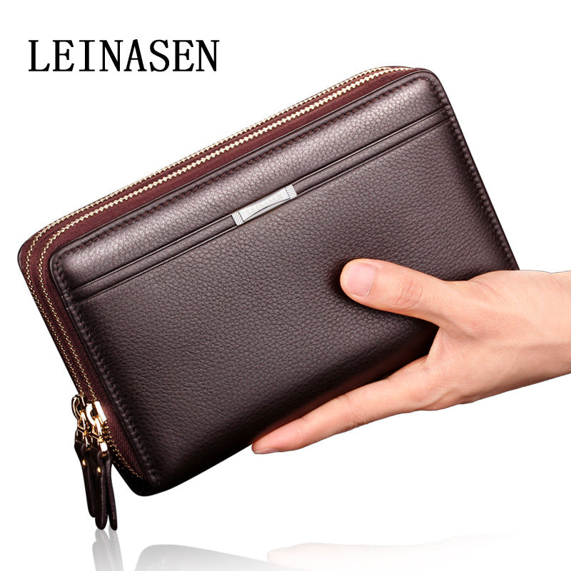 Sarah Express Structured Multi-Compartment Men's Wallet Brown