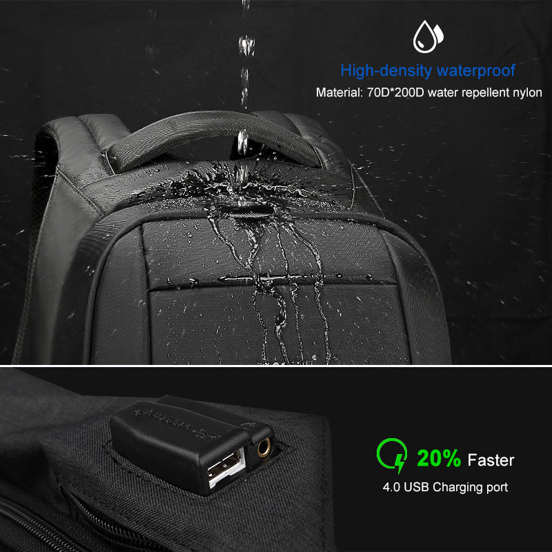 Sarah Express Anti-Theft Laptop Backpack for Men