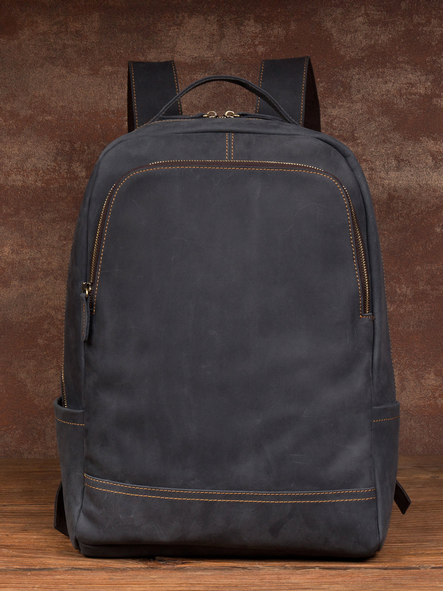 Sarah Express Structured Leather Travel Backpack for Men