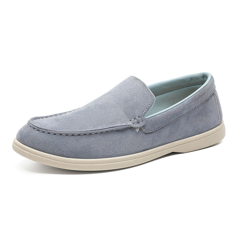 Sarah Express Men's Casual Slip-On Patchwork Loafers