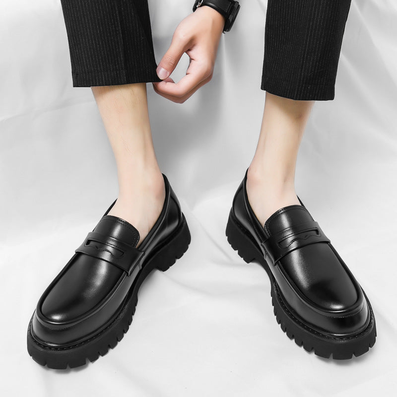Sarah Express Men's Platform Loafers Height Increasing Shoes