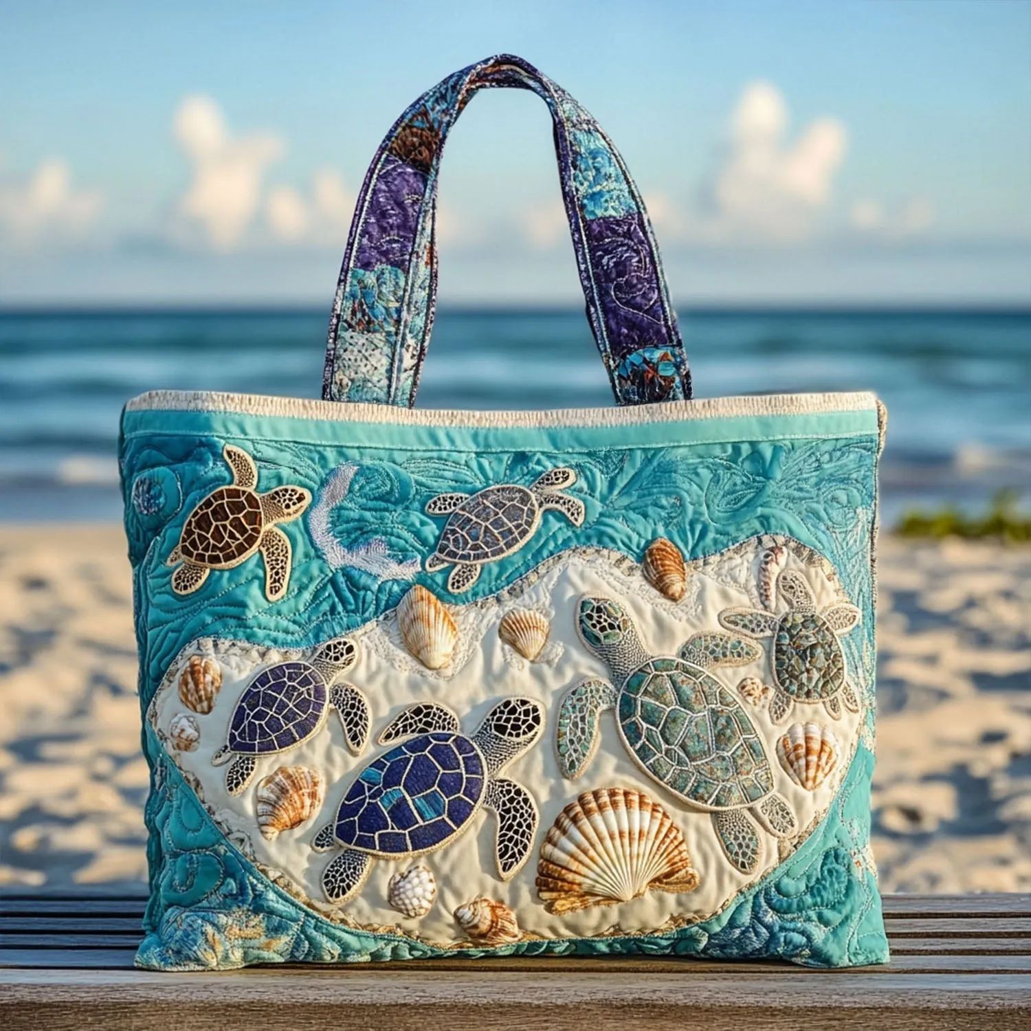 Sarah Express Printed Canvas Tote Bag Shoulder Carry 21 Style