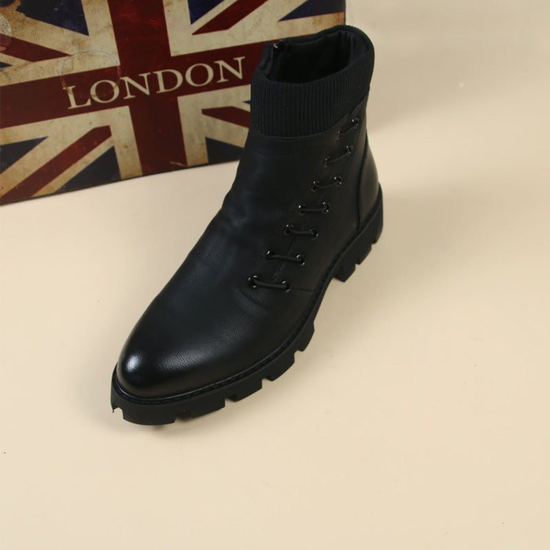Sarah Express Men's Modern Lace-Up Ankle Boots