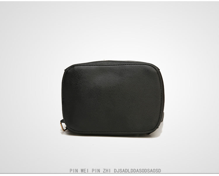 Sarah Express Structured PU Leather Top-Handle Backpack