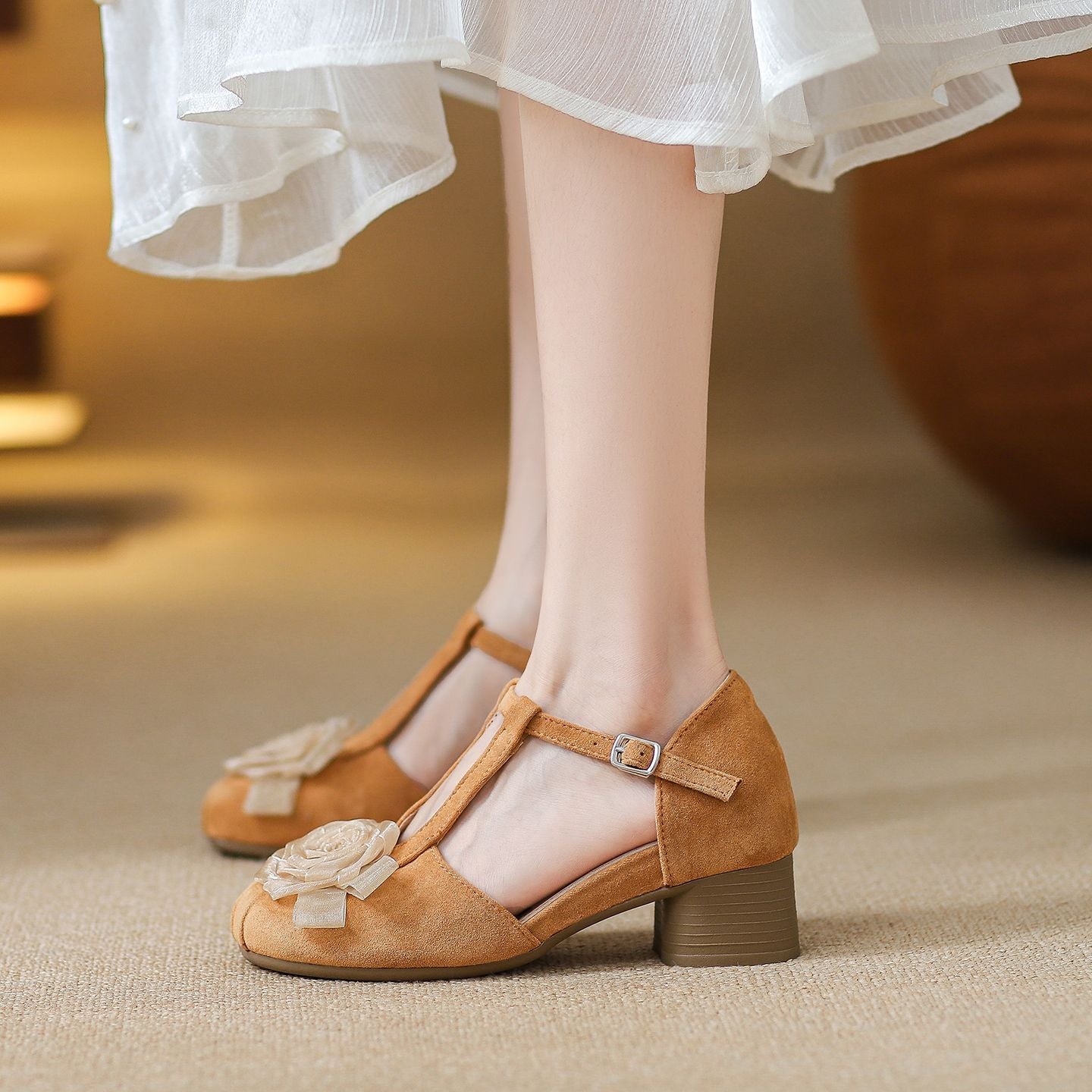 Summer Korean-style Trendy Block-heel Mary Jane Sandals – product detail alternate view 3
