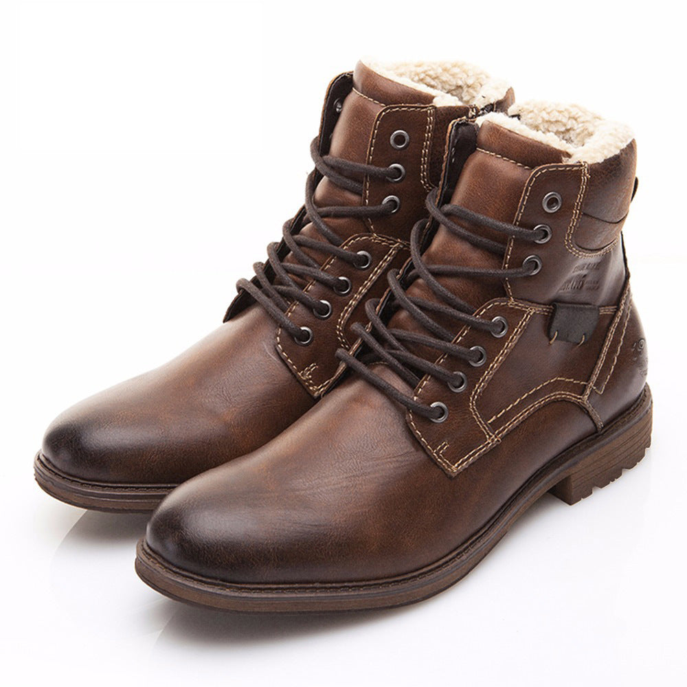 Sarah Express Men's Classic Lace-Up Winter Boots