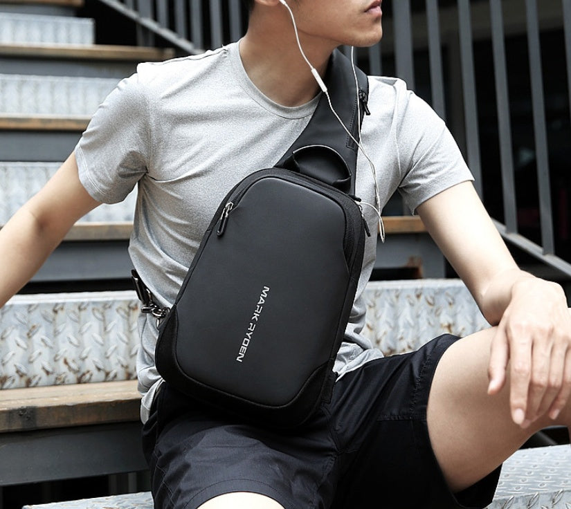 Sarah Express Anti-Theft USB Charging Chest Bag