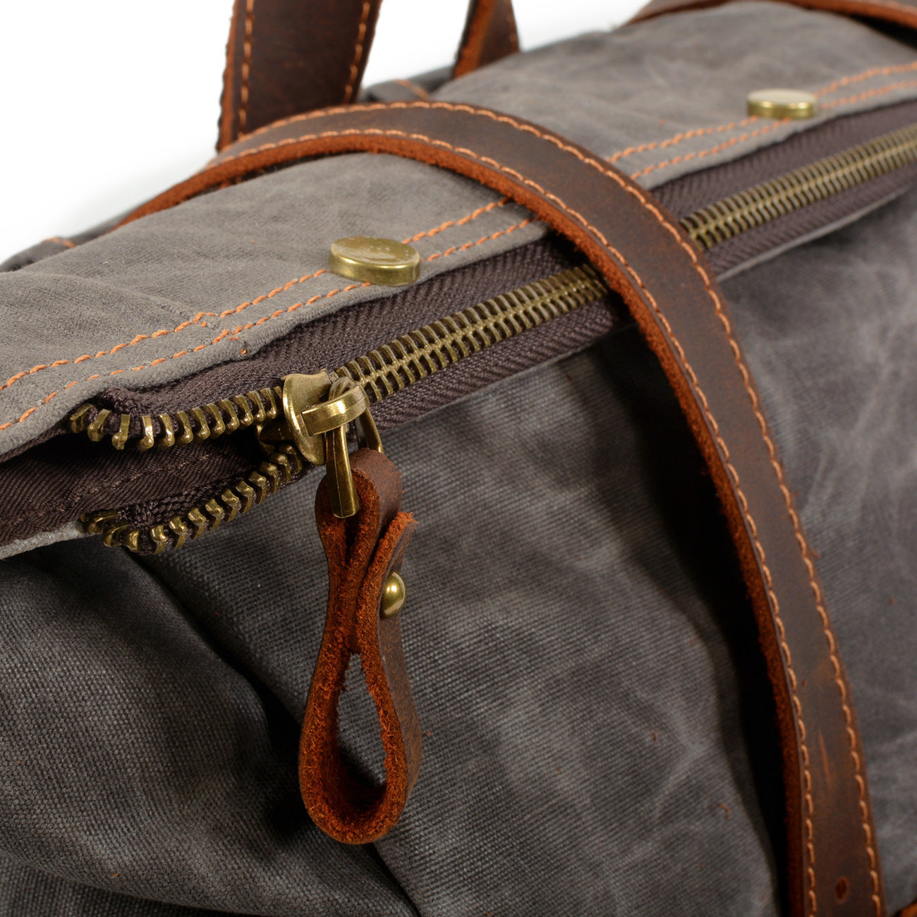 Sarah Express Vintage Oil Wax Canvas Men's Backpack
