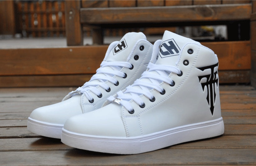 Sarah Express Men's High Top Graphic Print Sneakers