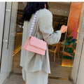 Sarah Express Polka Dot Scarf Detail Crossbody Bag Pink