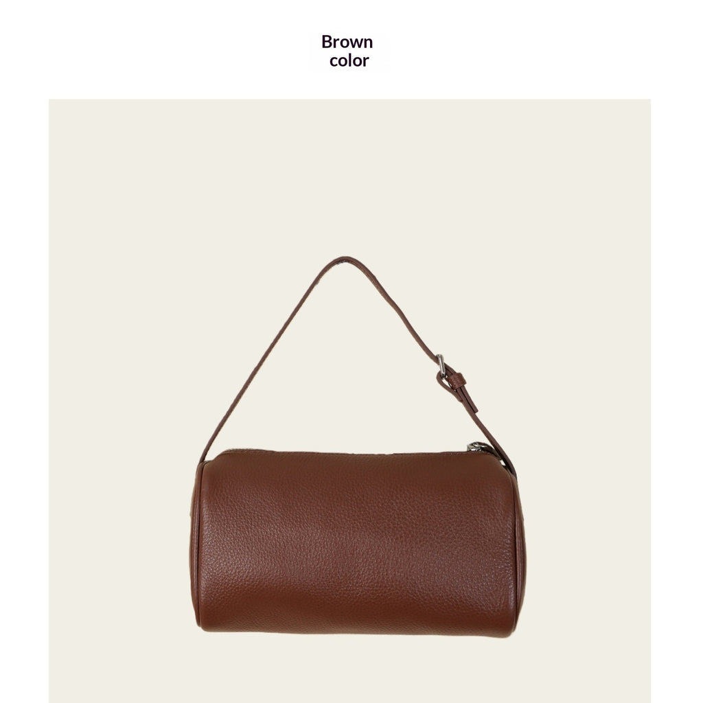 Sarah Express Minimalist Cylindrical Leather Crossbody Bag