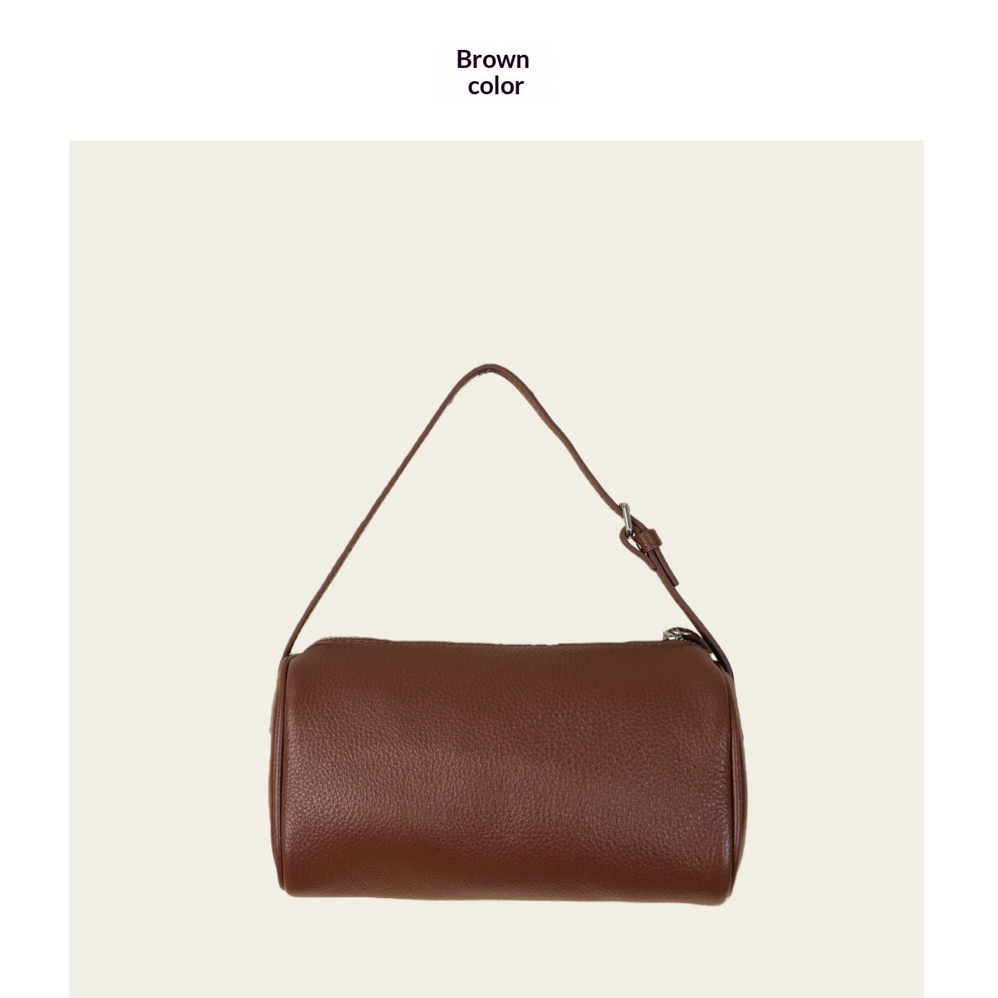 Sarah Express Minimalist Cylindrical Leather Crossbody Bag