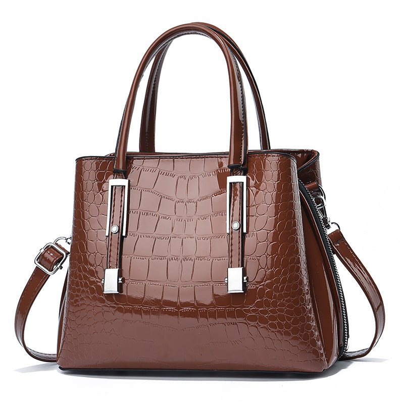 Sarah Express Crocodile Pattern Bucket Style Crossbody Bag